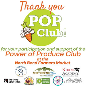 Power of
 Produce Club (PoP Club) for ages 4-12